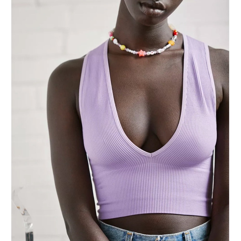 Urban Outfitters ✨ Out From Under Plunging top - Deep Teal - Large